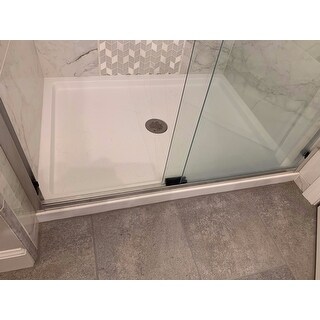 Dreamline Slimline 32 In D X 42 In W X 2 3 4 In H Single Threshold Shower Base 32 X 42 Overstock 18686383